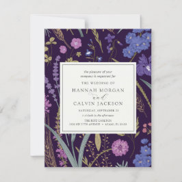 Invitación a la boda de Boho Wildflower