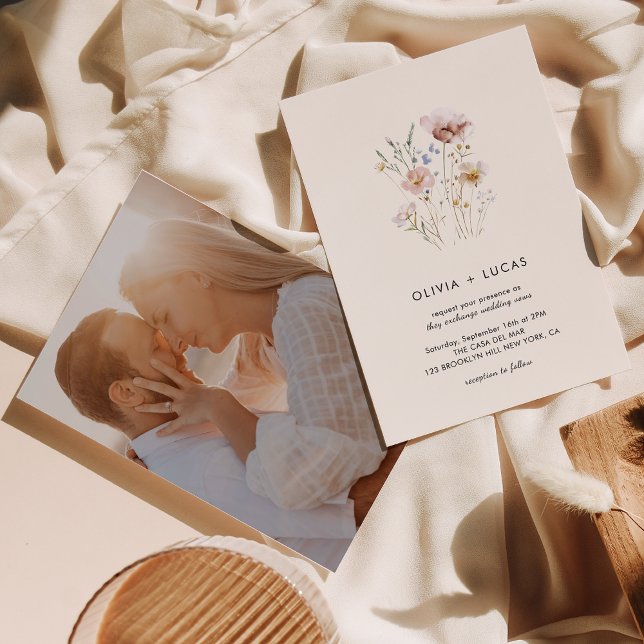 Invitación a la boda de Boho Wildflower Whispers (Subido por el creador)