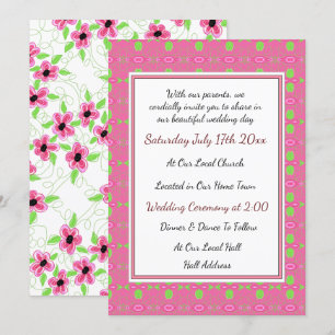 Invitación a la boda de bonito