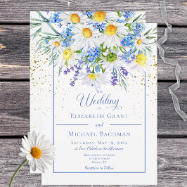 Invitación a la boda de Bouquet Daisy & Field Flow