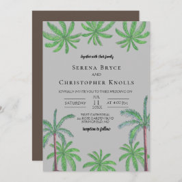 Invitación a la boda de Cabana Coconut Grove