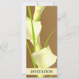 Invitación a la boda de Calla Lillies