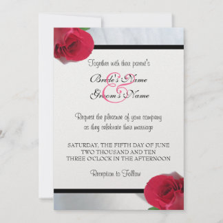 Invitación a la boda de Calla Lily/Rosa