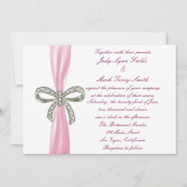 Invitación a la boda de casamiento con diamantes r