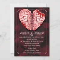 Invitación a la boda de cerebros zombis