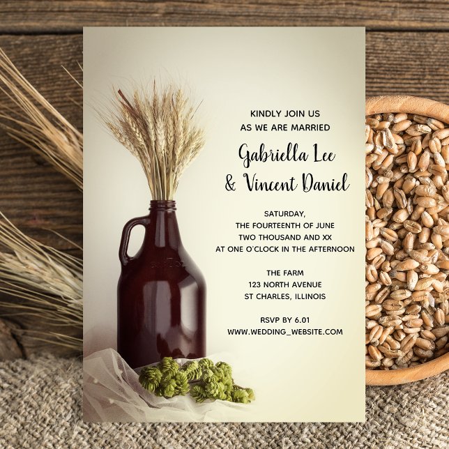 Invitación a la Boda de Cervecería de Cría, Hopa y (Subido por el creador)