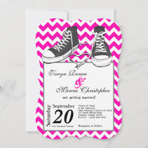Invitación a la boda de Chevron por parte de las z