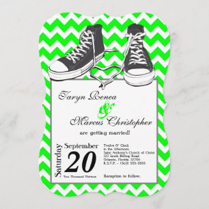 Invitación a la boda de Chevron por parte de las z