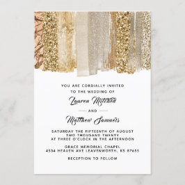 Invitación a la boda de Cinta Dorada