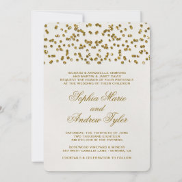 Invitación a la boda de Confetti, Purpurina de gla