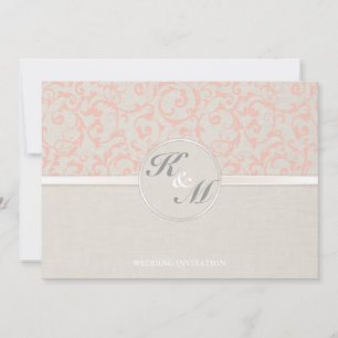 Invitación a la boda de coral SmartElegance (P)