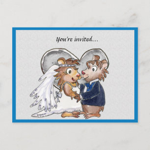 Invitación a la boda de corte Guardar las tarjetas