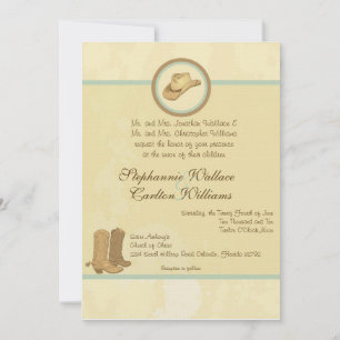 Invitación a la boda de Cowboy