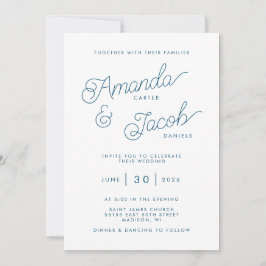 Invitación a la boda de Cressida
