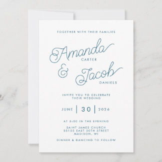 Invitación a la boda de Cressida