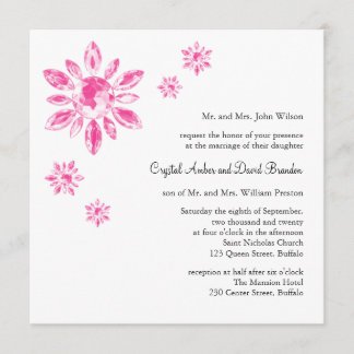 Invitación a la boda de Cristal (blanco)