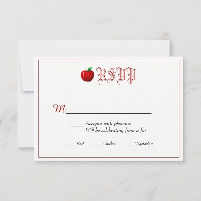 Invitación a la boda de cuento de hadas (Anverso)