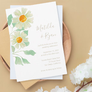 Invitación a la boda de Daisies