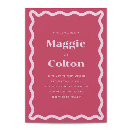 Invitación a la boda de Daisy