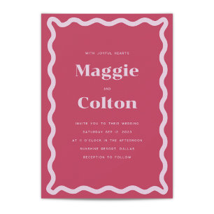 Invitación a la boda de Daisy