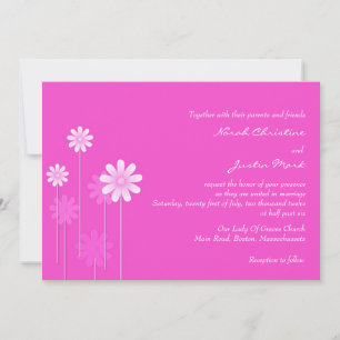 Invitación a la boda de daisy rosado