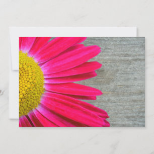 Invitación a la boda de Daisy y & Barnwood
