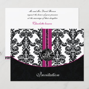 invitación a la boda de damasco