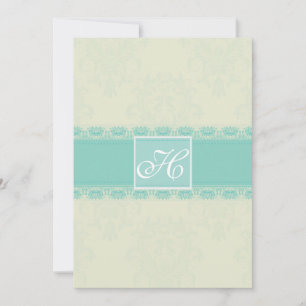 Invitación a la boda de Damasco de la Viña Azul