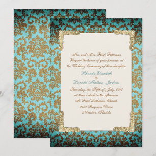 Invitación a la boda de Damasco en Francia