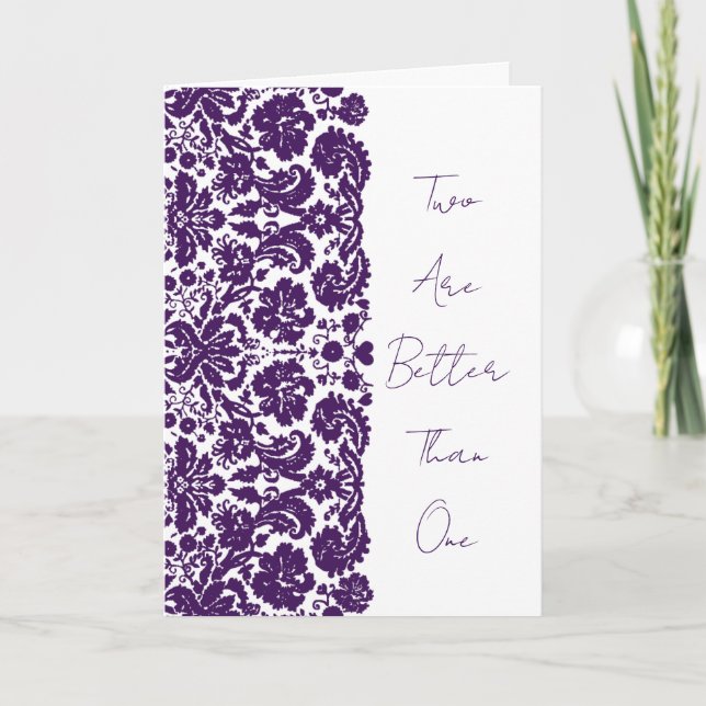 Invitación a la boda de Damasco-Escritura cristian (Anverso)