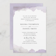 Invitación a la boda de Debonair Lavender