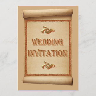 Invitación a la boda de desplazamiento del boda