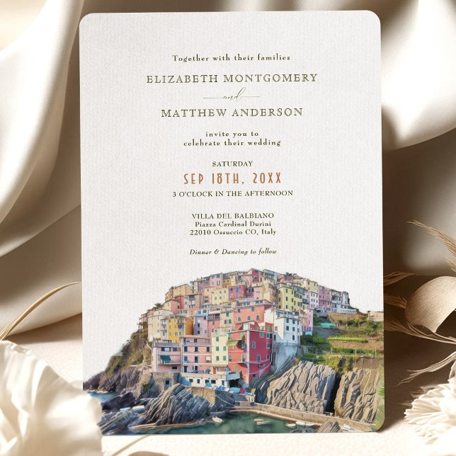 Invitación a la boda de destino de Amalfi Coast It (Subido por el creador)