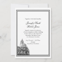 Invitación a la boda de destino de Filadelfia
