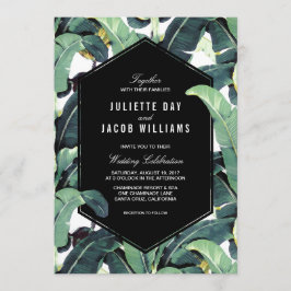 Invitación a la boda de destino de la plantación t