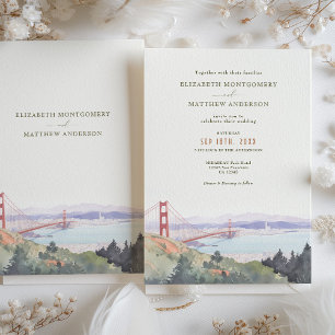 Invitación a la boda de destino de la Puerta de Sa