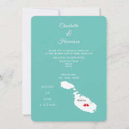 Invitación a la boda de destino de Malta