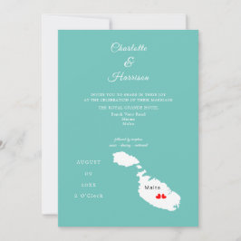 Invitación a la boda de destino de Malta