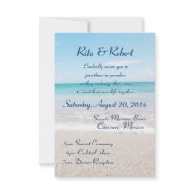Invitación a la boda de destino de Ocean I