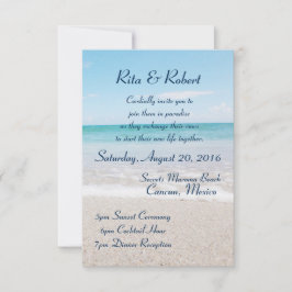 Invitación a la boda de destino de Ocean I