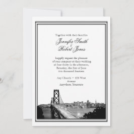 Invitación a la boda de destino de San Francisco