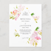 Invitación a la boda de Diamante de la Rosa de Col