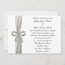 Invitación a la boda de Diamond Bow
