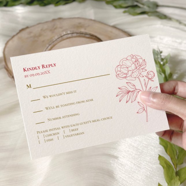 Invitación a la boda de dibujo de línea de peones  (Subido por el creador)