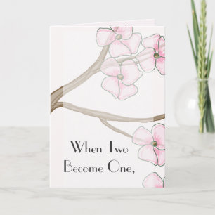 Invitación a la boda de Dogwood