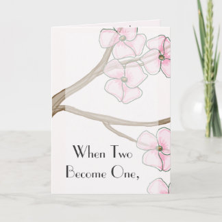 Invitación a la boda de Dogwood