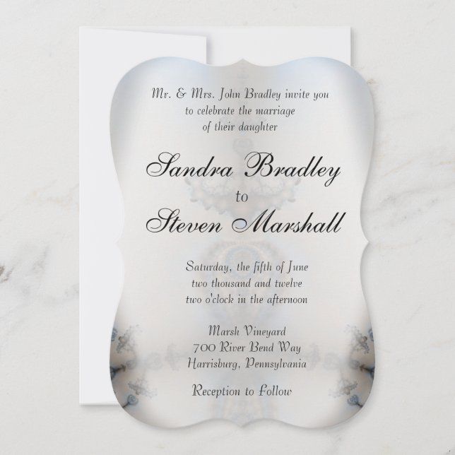 Invitación a la boda de Dream Catcher (Anverso)