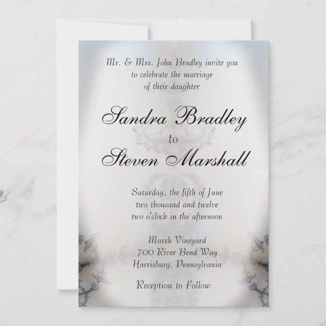 Invitación a la boda de Dream Catcher (Anverso)