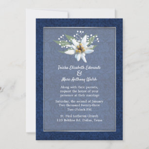 Invitación a la boda de Edelweiss