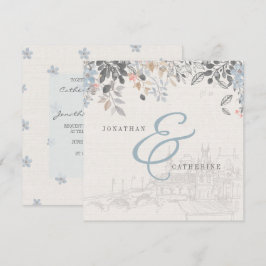 Invitación a la Boda de Encanto del Viejo Mundo